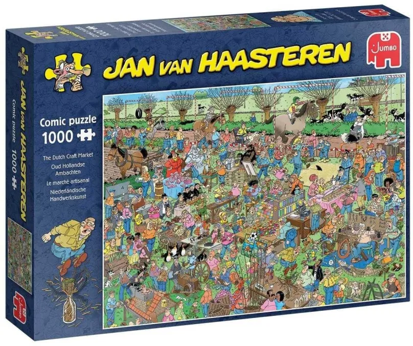 Puzzle Jumbo Puzzle JvH Holandský remeselný trh 1000 dielikov