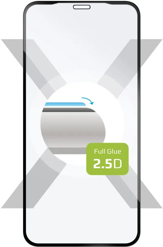 Ochranné sklo FIXED FullGlue-Cover pre Apple iPhone XR / 11 čierne
