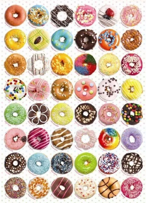 Puzzle Eurographics Puzzle Donuty 1000 dielikov