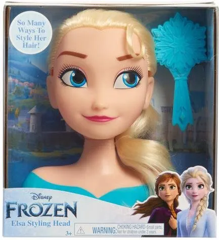 Česacia hlava Disney Ľadové Kráľovstvo Elsa, Stylingová hlava Mini