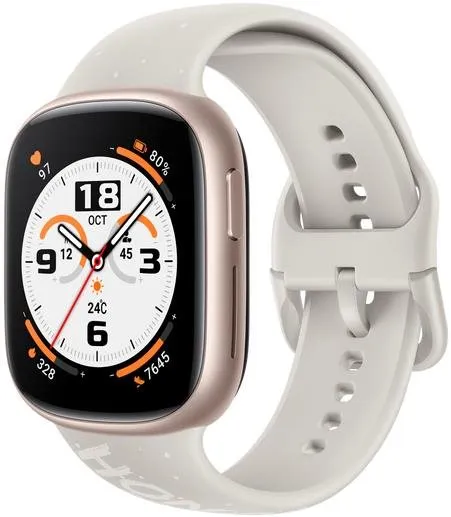 Chytré hodinky Honor Watch 4 Gold, dámske, s ovládaním v slovenčine, AMOLED displej, GPS,