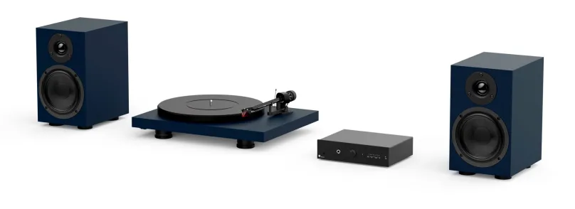 Pro-Ject Colourful Audio System - All-in-one Hi-Fi systém s gramofónom - Satin Blue