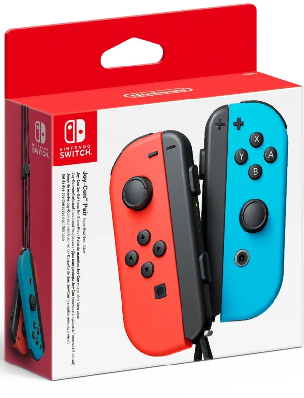 Gamepad Nintendo Switch Joy-Con ovládače Neon Red / Neon Blue
