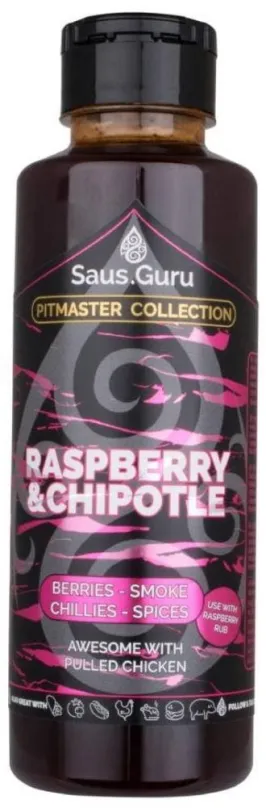 BBQ grilovacia omáčka Raspberry Chipotle 500ml Saus.Guru
