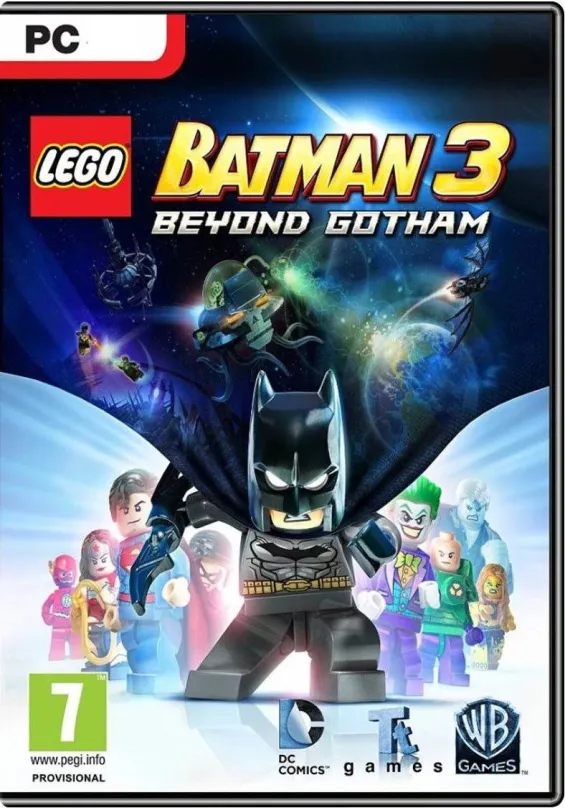 Hra na PC LEGO Batman 3: Beyond Gotham, elektronická licencia, kľúč pre Steam, žáner: akčn
