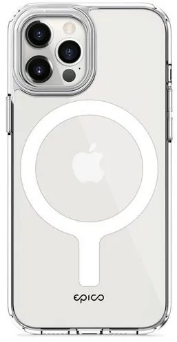 Kryt na mobil Epico Hero kryt na iPhone 12 Pro Max s podporou uchytenia MagSafe - transparentný