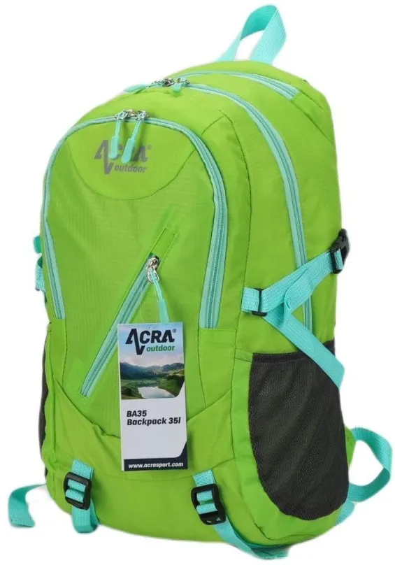 Športový batoh Acra BackPack zelený 35l