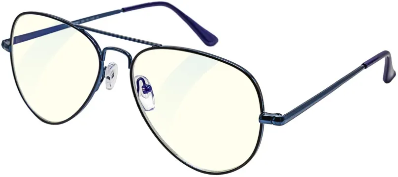 Okuliare na počítač GLASSA Blue Light Blocking Glasses PCG 09, dioptria: +0.50 modrá