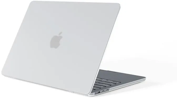 Púzdro na notebook Epico Shell kryt pre MacBook Air M2 15" - matný transparentný