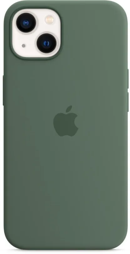 Kryt na mobil Apple iPhone 13 Silikónový kryt s MagSafe eukalyptovo zelený