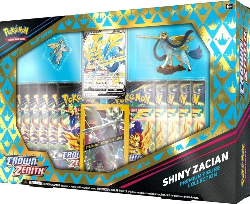 Pokémon karty Pokémon TCG: SWSH12.5 Crown Zenith - Premium Figure Collection - Shiny Zacian