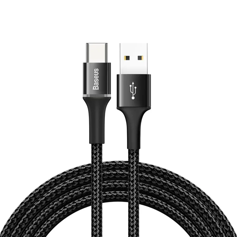 Baseus Halo Data Cable USB for Type-C 2A 2M Black