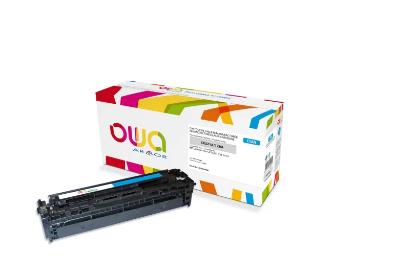 OWA Armor toner kompatibilný s HP CE321A, 1300st, modrá/cyan