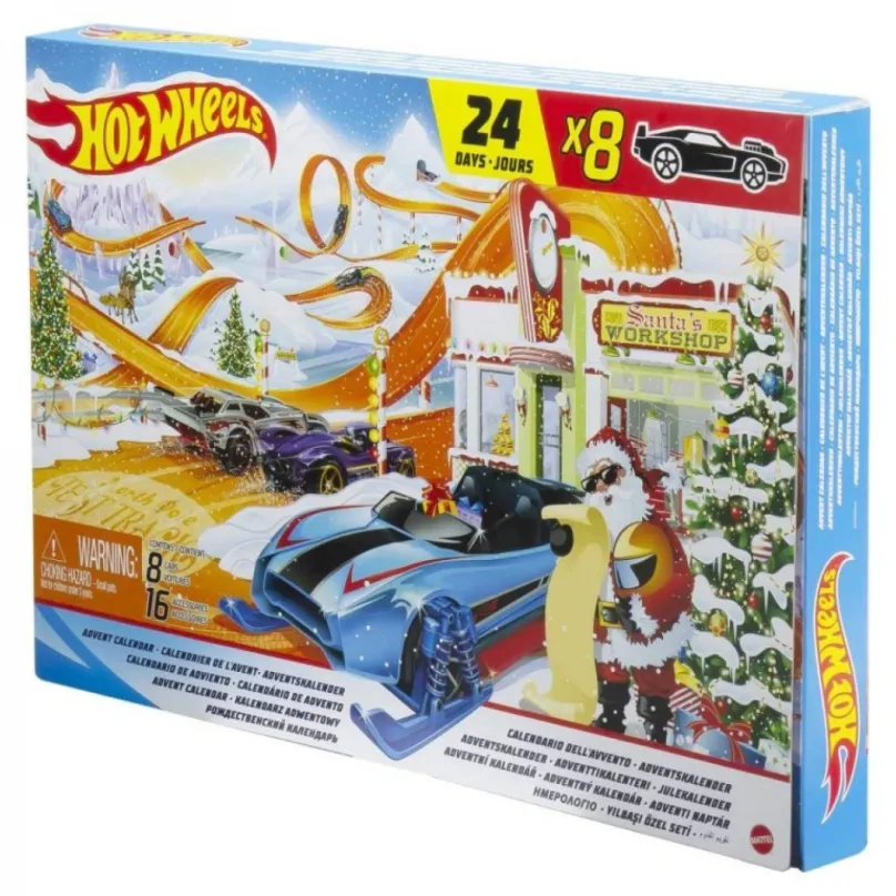 Hot Wheels Adventný kalendár, Mattel GTD78