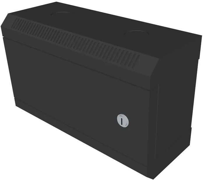 Rozvádzač Datacom 10 "4U / 140 mm (plech) čierny