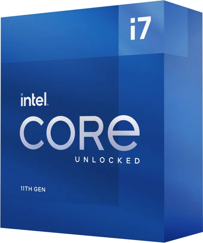 Procesor Intel Core i7-11700K, 8 jadrový, 16 vlákien, 3,6 GHz (TDP 125W), Boost 5 GHz, 16M