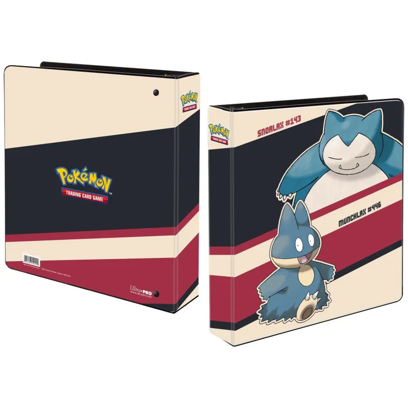 Pokémon UP: GS Snorlax Munchlax - krúžkový album na stránkové obaly