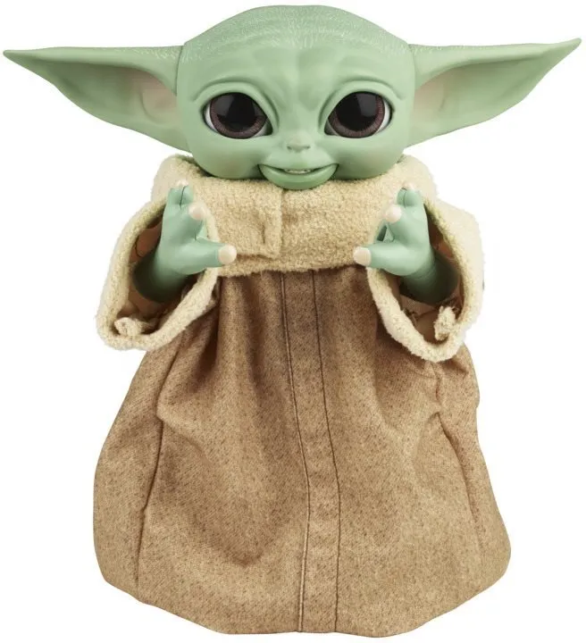 Interaktívna hračka Star Wars Galactic Grogu - Baby Yoda s desiatou