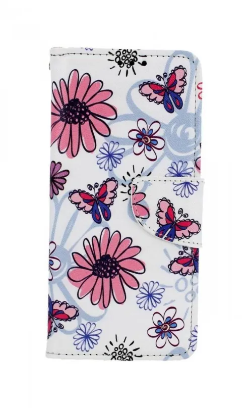 Puzdro na mobil TopQ Xiaomi Redmi Note 8T knižkové Flowers 46865