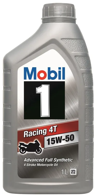 Motorový olej Mobil 1 Racing 4T 15W-50 1l, 15W-50, syntetický, pre 4-taktné motory, API JA
