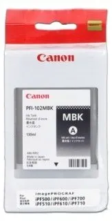 Cartridge Canon PFI-102MBK matná čierna