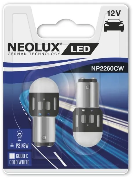 LED autožiarovka NEOLUX LED "P21/5W" 6000K, 12V, BAY15d