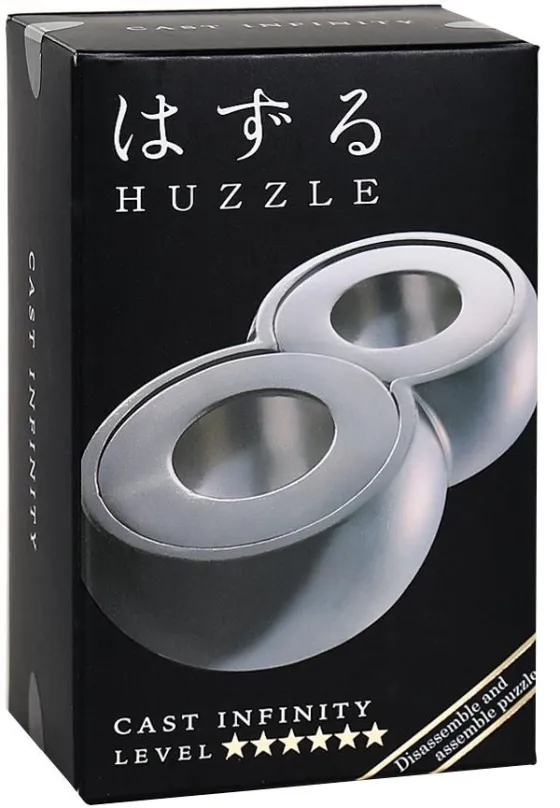 Hlavolam Huzzle Cast Infinity 6/6, materiál kov, vysoká obtiažnosť, vhodné od 8 rokov
