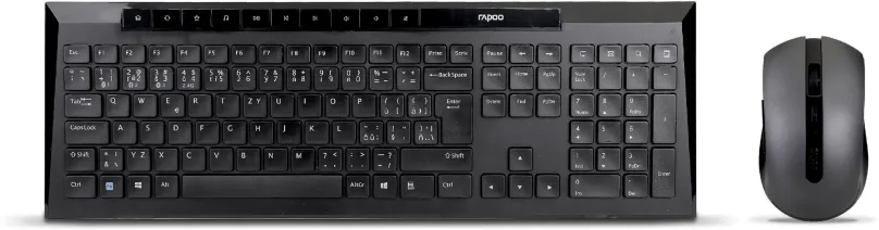 Set klávesnice a myši Rapoo 8210M set, čierny - CZ/SK