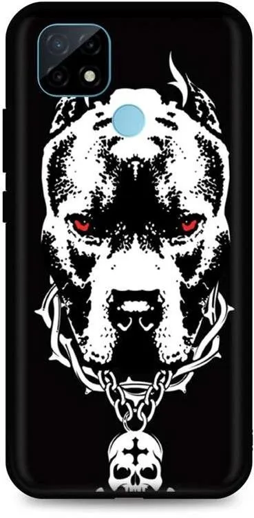 Kryt na mobil TopQ Realme C21 silikón Fighting Dog 61681