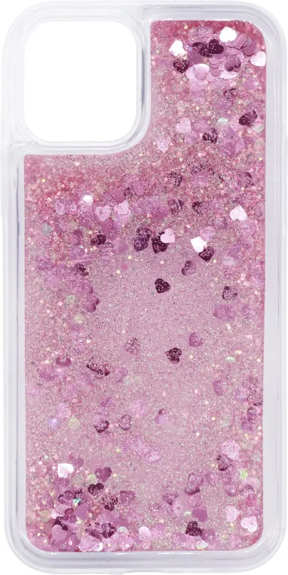 Kryt na mobil iWill Glitter Liquid Heart Case pre Apple iPhone 12 Pro Max