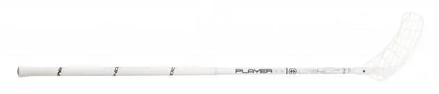 Florbalka Unihoc Player 26 X-LONG white/silver 110cm R-23, dĺžka 110 cm, pravá, rovný shaf