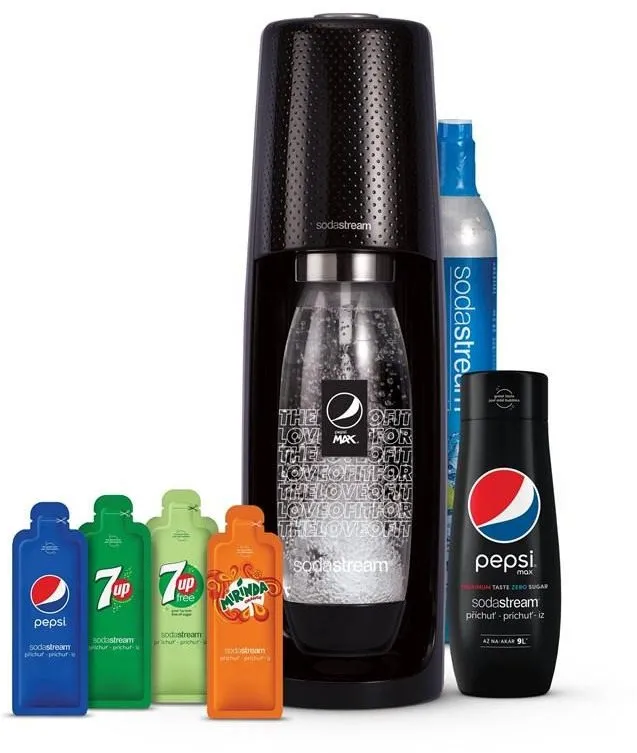 Výrobník sódy Sodastream Spirit Black Pepsi MegaPack