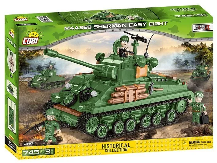 Stavebnica Cobi M4A3E8 Sherman Easy Eight