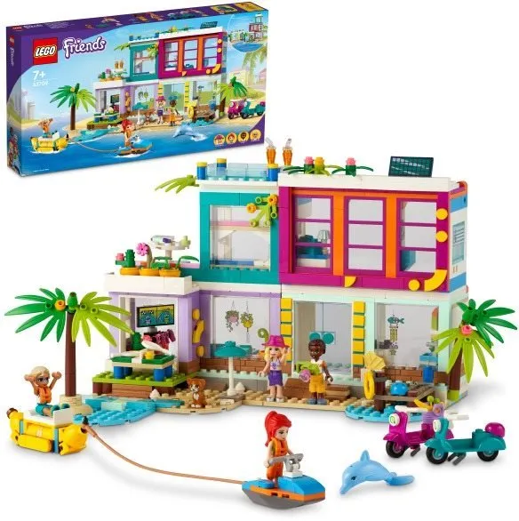 LEGO stavebnica LEGO® Friends 41709 Prázdninový domček na pláži