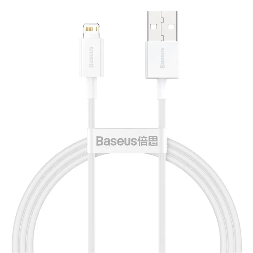 Baseus Superior Series rýchlonabíjací kábel USB/Lightning 2.4A 1m biela