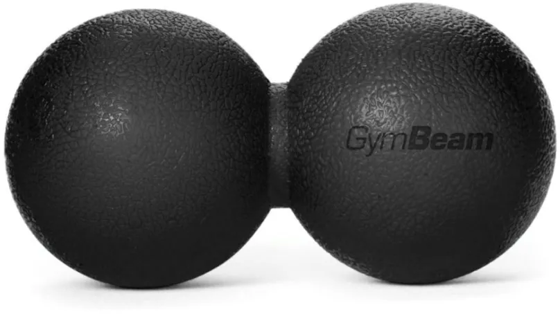 Masážna lopta GymBeam Masážna pomôcka DuoRoll Black