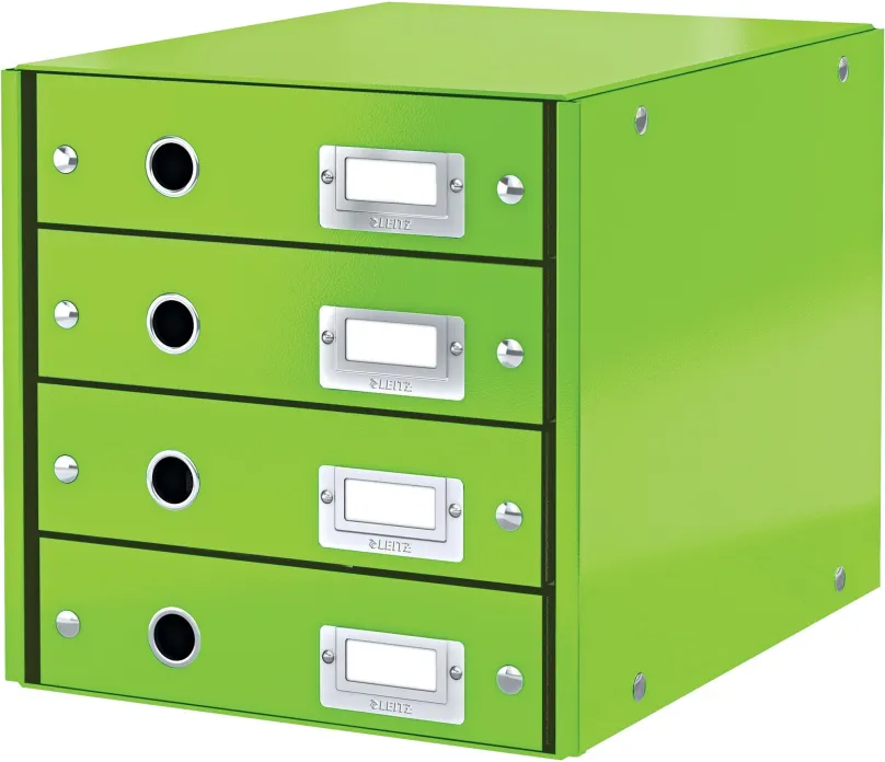Zásuvkový box LEITZ Click & Store WOW, 4dielny, zelený