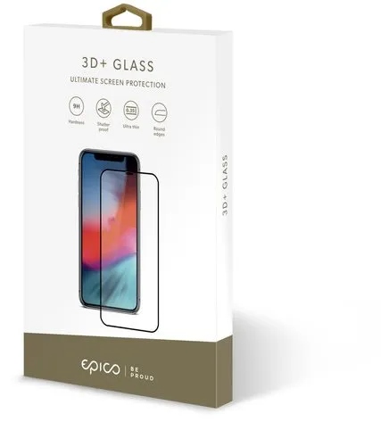 Ochranné sklo Epico 3D+ iPhone 6/6S/7/8/SE 2020 čierne