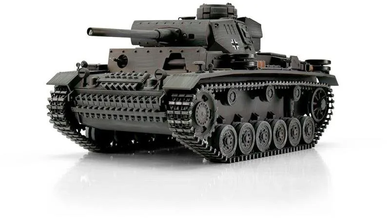 Tank RC Torro Panzer III Ausf. L - InfraRed kovová metal edícia