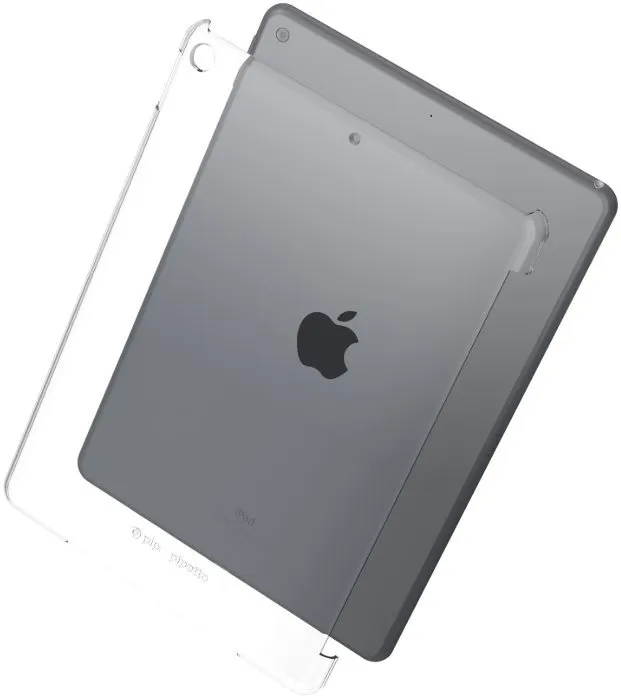 Puzdro na tablet Pipetto - zadný kryt pre Apple iPad 10.2 "(2019) - priehľadný