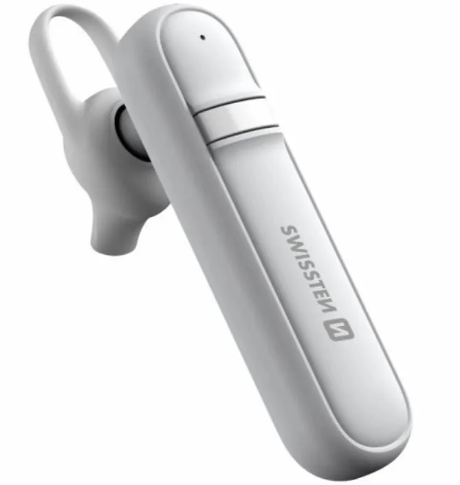 HandsFree Swissten Caller Bluetooth headset biely