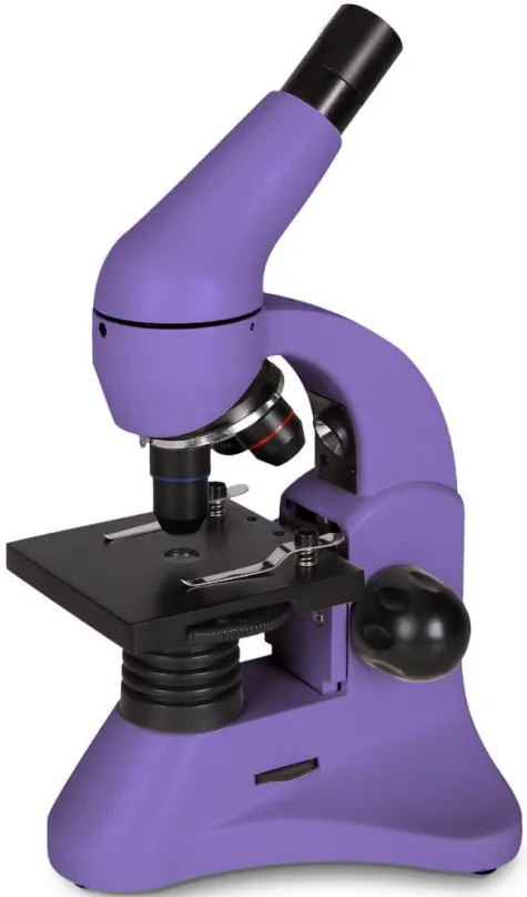 Mikroskop Levenhuk Rainbow 50L Plus Ametyst - fialový, celkové zväčšenie minimálne 64 x, c
