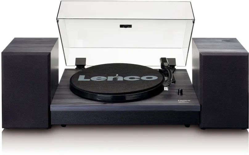 Lenco LS-300 - black, Gramofón so samostatnými reproduktormi
