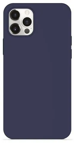 Kryt na mobil Epico Silikónový kryt na iPhone 12/12 Pro s podporou uchytenia MagSafe - modrý