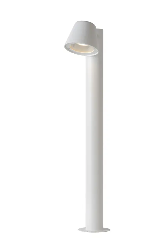 Lucide 14881/70/31 LED vonkajšie stĺpikové svietidlo Dingo 1x5W | GU10 | 320lm | 3000K | IP44 - biela