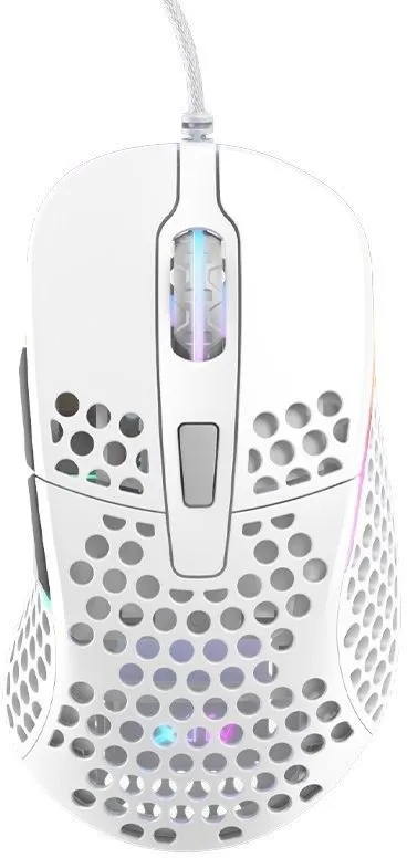 Herná myš XTRFY Gaming Mouse M4 RGB Biela