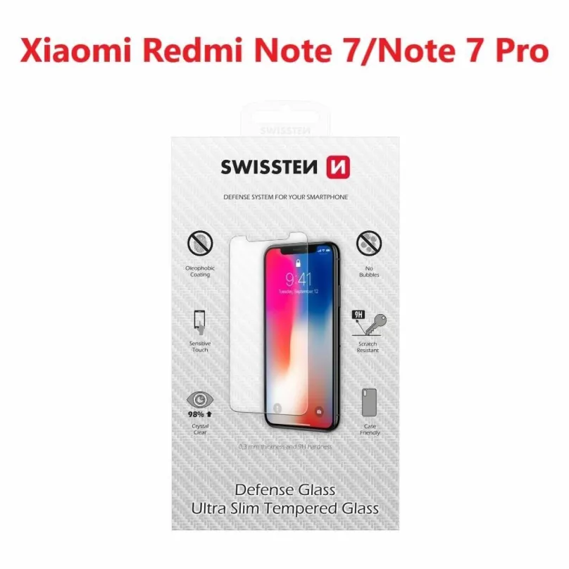 Ochranné sklo Swissten pre Xiaomi Redmi Note 7/Redmi Note 7 Pro
