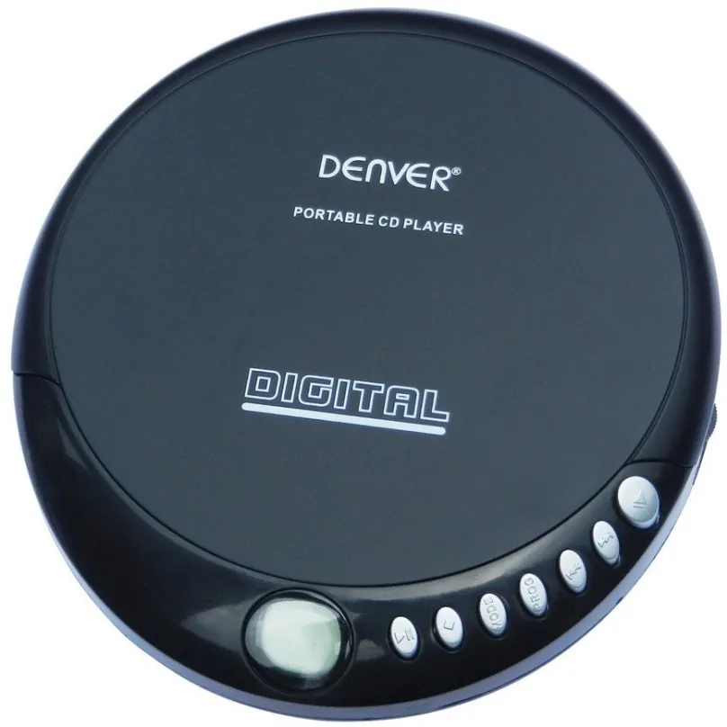 Discman Denver DM-24, prehrávanie CD, 2 x ceruzková (AA) batéria, displej, hmotnosť 0,259