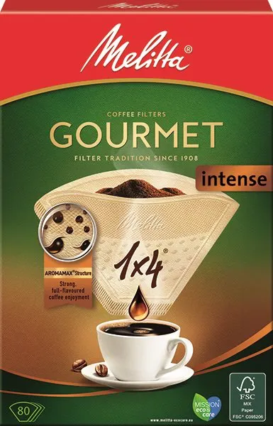 Filter na kávu Melitta filtre 1x4/80 Gourmet INTENSE