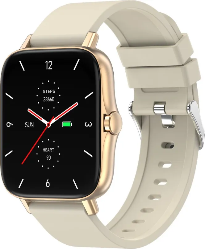 Chytré hodinky WowME Watch TSc rose-gold, dámske, s ovládaním v slovenčine, TFT displej, t
